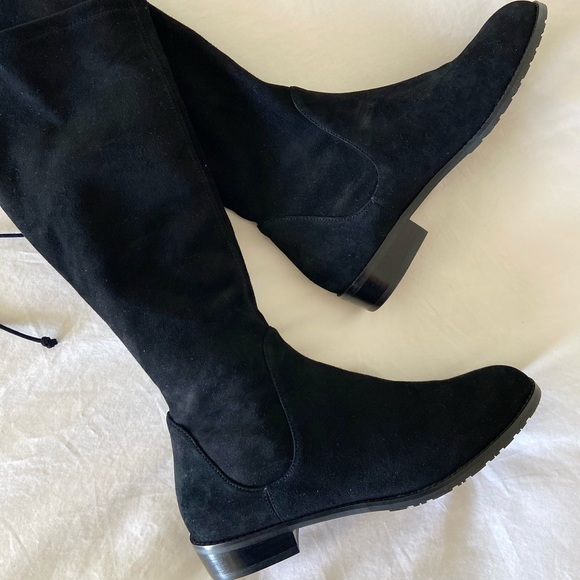 Stuart Weitzman Lilene Suede Tall Boots - Picture 5 of 7